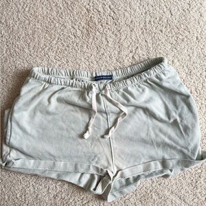 Brandy Melville Light Green Athletic Shorts